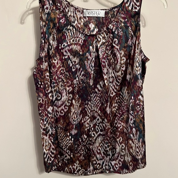 Kasper multi/color top - Picture 1 of 5